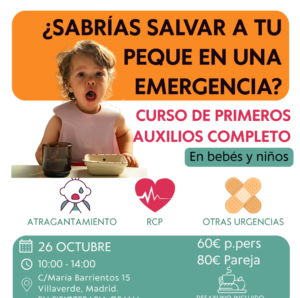¿Sabrías salvar a tu peque en una emergencia?